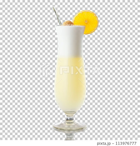 Ramos Gin Fizz glass tall and slender containing a rich creamy gin and citrus cocktail Ramos Gin Fizz glass tall and slender containing a rich creamy gin and citrus cocktail 113976777