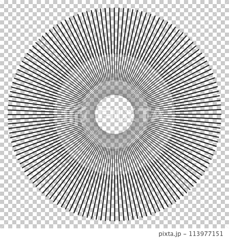 Circular Radial Rays of Sunburst. Abstract Round Design Element. Vector Art. Circular Radial Rays of Sunburst. Abstract Round Design Element. Vector Art. 113977151