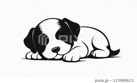 犬（睡眠） 113980623