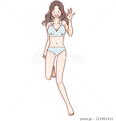 水着の女性02 113981411
