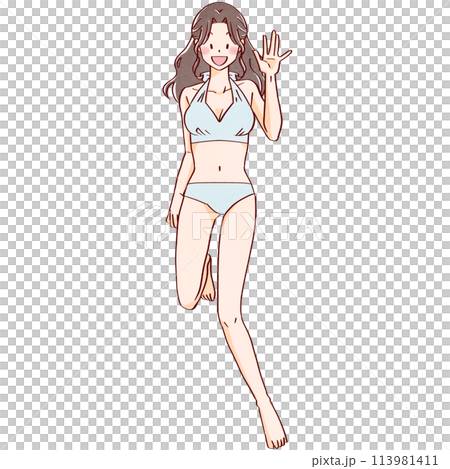 水着の女性02 113981411
