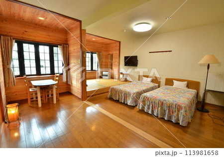 木の温もり溢れる和洋室　ゆったり過ごせる明るい客室 113981658