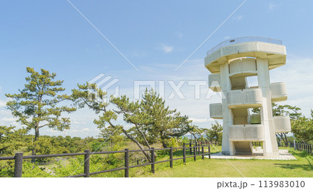 【千葉県富津市】千葉県立富津公園・中の島展望塔 【千葉県富津市】千葉県立富津公園・中の島展望塔 113983010
