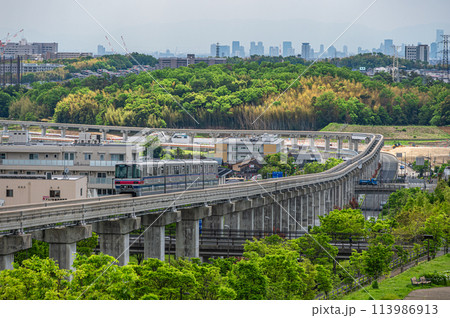 大阪モノレール彩都線　ラッピング列車 113986913
