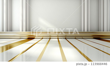 white luxury golden background elegant backdrop abstract banner modern design. background luxurious wallpaper texture line gray light curve wave illustration premium. luxury shape decoration graphic. 113988446