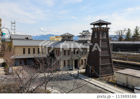 山梨県 甲府市 時の鐘と稲荷櫓 山梨県 甲府市 時の鐘と稲荷櫓 113989166