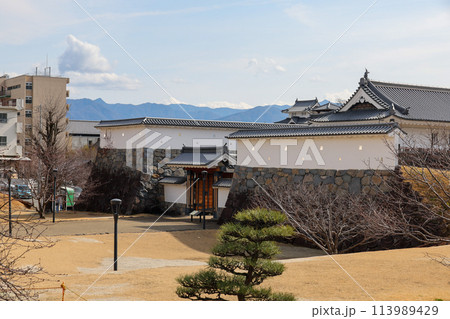 山梨県　甲府市　甲府市歴史公園　山手門 113989429