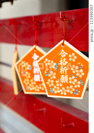 兵庫県川西市小戸の小戸神社（おおべじんじゃ）　合格祈願の絵馬 113990307