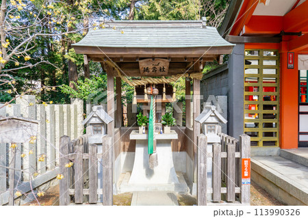 兵庫県川西市加茂遺跡の鴨神社（産土神）　延寿社 113990326