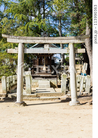 兵庫県伊丹市宮ノ前の猪名野神社　佐田彦神社 113990363