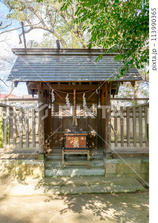 兵庫県伊丹市宮ノ前の猪名野神社　神明神社 113990365