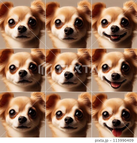 かわいいチワワの表情 かわいいチワワの表情 113990409