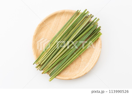 白バックのレモングラス 白バックのレモングラス 113990526