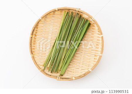 白バックのレモングラス 113990531