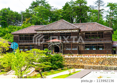 【廃校】旧吹屋小学校の校舎5　岡山県高梁市 113992136