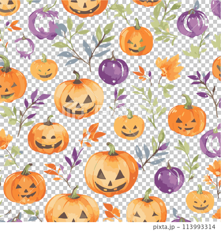 Halloween pattern 113993314
