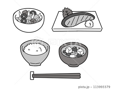 和食のイラスト 113993379