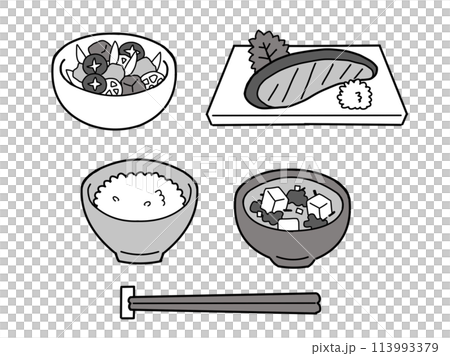 和食のイラスト 113993379