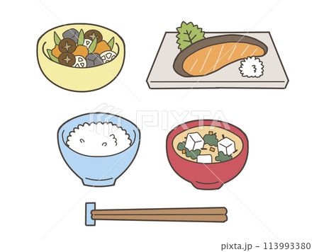 和食のイラスト 113993380