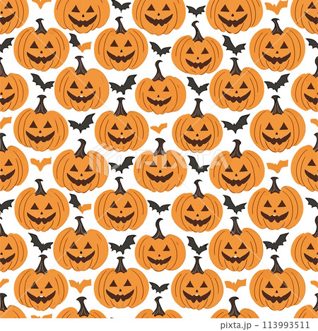 ハロウィン　パターン 113993511