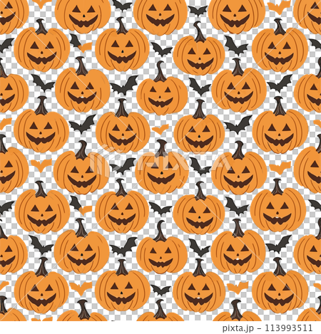 ハロウィン　パターン 113993511