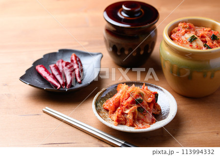 キムチ　白菜キムチ　漬物 113994332