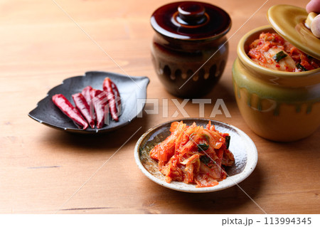 キムチ　白菜キムチ　漬物 113994345
