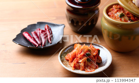 キムチ　白菜キムチ　漬物 113994347