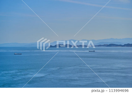 兵庫県南あわじ市から南西側の眺望(鳴門市など) 113994696