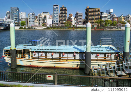 東京都　淺草　隅田川　屋形船 113995052