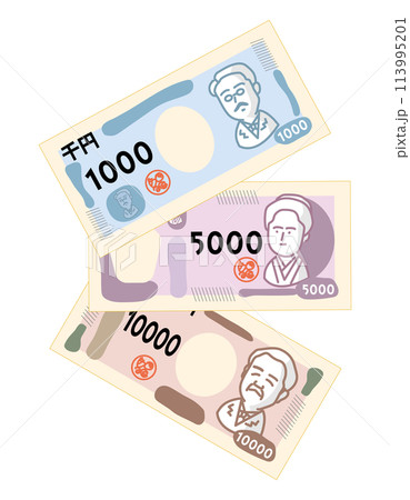 2024年新紙幣のイラスト 2024年新紙幣のイラスト 113995201