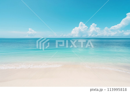 夏のビーチ「AI生成画像」 113995818