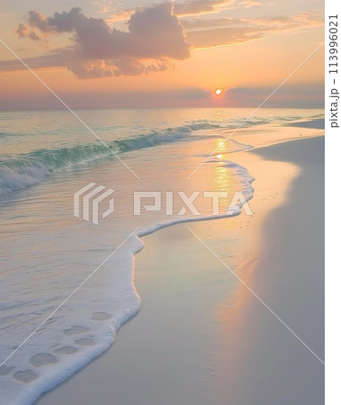 夕日と海「AI生成画像」 夕日と海「AI生成画像」 113996021