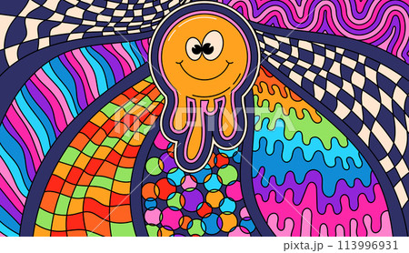 Abstract hippie decor. 113996931