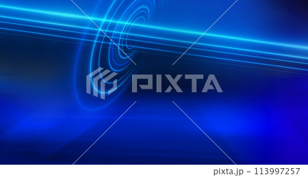 Abstract design neon light effect in depth concept series  113997257