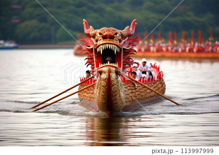 Dragon Boat Festival. Chinese customs and traditions. 113997999