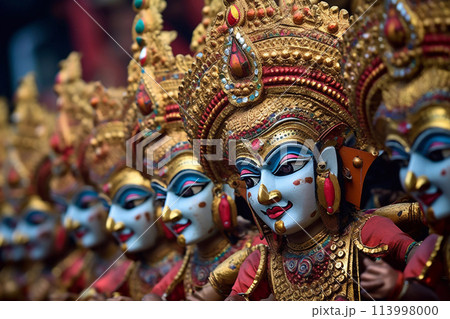 Dussehra festival. Indian customs and traditions. 113998000