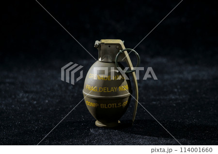 アメリカ軍の手榴弾M26レモン U.S.hand grenade M26 lemon 114001660