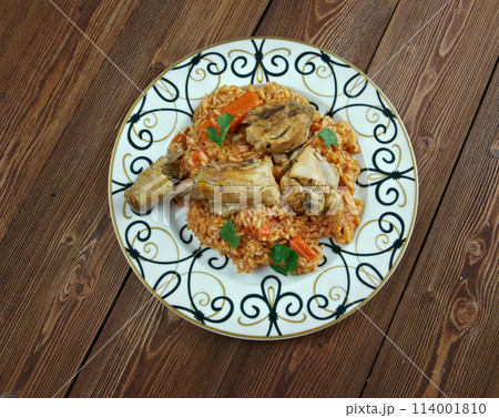 riz gras  poulet 114001810