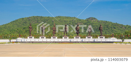 Rajabhakti Park in Hua Hin, Thailand. Tourist attraction landmark. Rajabhakti Park in Hua Hin, Thailand. Tourist attraction landmark. 114003079