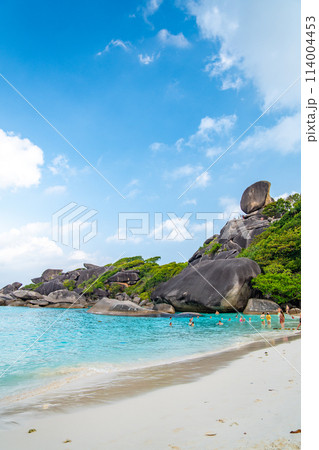 View of Similan island in Phang Nga, Thailand View of Similan island in Phang Nga, Thailand 114004453