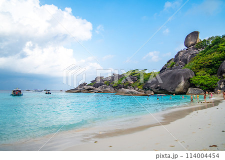 View of Similan island in Phang Nga, Thailand View of Similan island in Phang Nga, Thailand 114004454