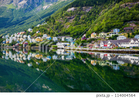 Odda town near Trolltunga 114004564