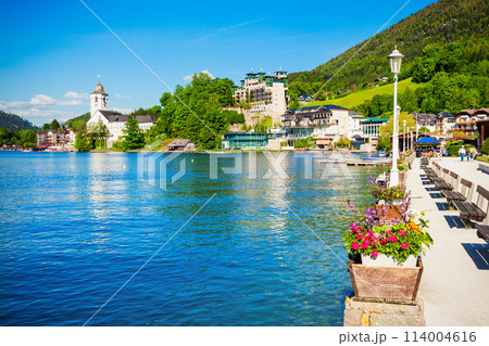Wolfgangsee lake in Austria 114004616
