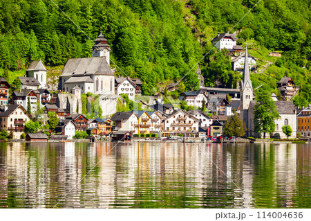 Hallstatt old town, Austria Hallstatt old town, Austria 114004636