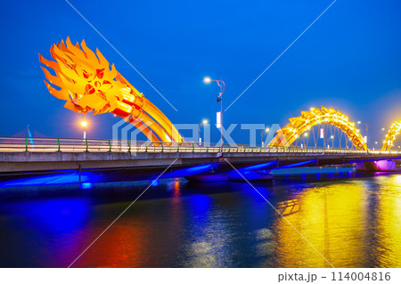 Danang Dragon bridge in Vietnam Danang Dragon bridge in Vietnam 114004816