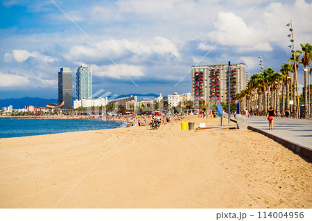 Playa Barceloneta city beach, Barcelona Playa Barceloneta city beach, Barcelona 114004956