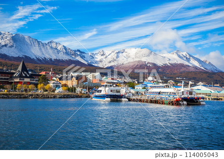 Ushuaia aerial view, Argentina 114005043