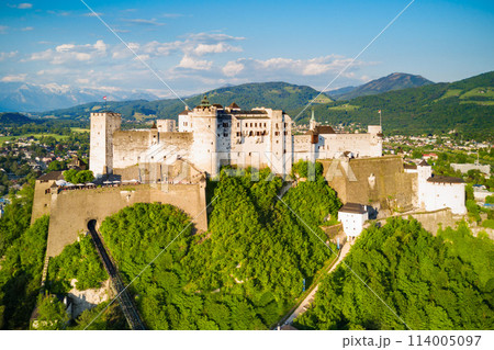 Salzburg aerial view, Austria Salzburg aerial view, Austria 114005097