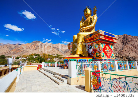 Maitreya Buddha statue at Likir Monastery 114005338